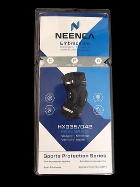NEENCA HX035/042 Black Knee Brace - Sports Protection